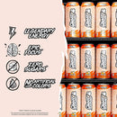 GHOST Energy Drink, Zero Sugars, 12-Pack, Peaches - 200MG Caffeine, 16oz