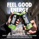 GHOST Energy Drink, Electric Limeade, 16oz Cans (12 Pack)