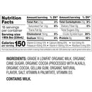Horizon Organic Shelf Stable 1% Low fat Chocolate Milk Boxes, 18ct | 8g Protein per Serving, 1% Lowfat, USDA Organic, No Refrigeration Required, For Adults & Kids