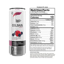 CELSIUS Sparkling Wild Berry, Sugar Free Energy Drink, 12 Fl Oz (Pack of 12)