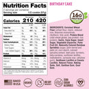 Lenny & Larry's, Birthday Cake, Chewy Soft Baked, 16g Plant Protein, Vegan, Non-GMO, 4 Ounce Cookie (Pack of 12)