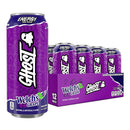 GHOST Energy Drink - 12-Pack, Welch's Grape 16oz Cans Energy & Focus & No Artificial Colors - 200mg of Natural Caffeine