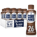 Fairlife Core Power Protein Shake, Chocolate, 26g Bottle, 14oz, 12 Pack