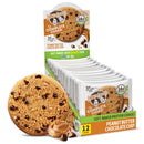 Lenny & Larry's, Peanut Butter Chocolate Chip, Chewy Soft Baked, 16g Plant Protein, Vegan, Non-GMO, High Fiber, 4 Ounce Cookie (Pack of 12)