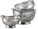 Tramontina 3 Piece Colander Set, Stainless Steel