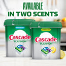 Cascade Platinum Dishwasher Pods, Dishwasher Detergent, Dish Detergent Soap, Fresh, 59 Count