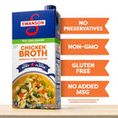 Swanson Lower Sodium Chicken Broth, 32 oz Carton (6 Pack)