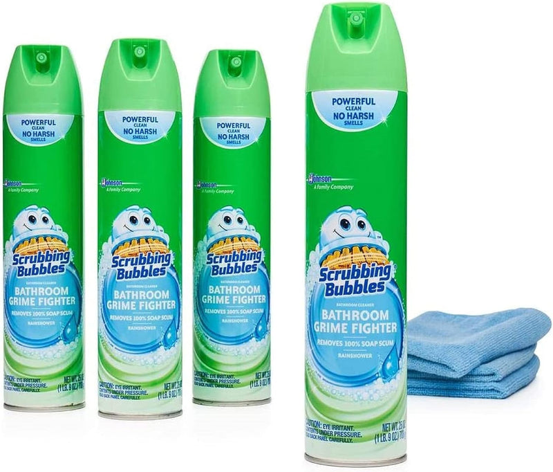 Scrubbing Bubbles Bathroom Disinfectant, Citrus, 25 fl oz, 4-count