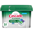 Cascade Platinum Dishwasher Pods, Dishwasher Detergent, Dish Detergent Soap, Fresh, 59 Count
