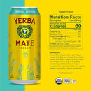 Guayakí Yerba Mate, Organic Energy Drink Alternative, Tropical Uprising, 15.5 Oz (Pack of 12)