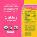 Yerba Madre Organic Energy Drink Alternative, Watermelody, Smooth Energy & Focus, 15.5 Oz Cans (Pack of 12)