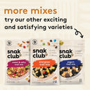 Snak Club Peanut Butter Chocolate Trail Mix with Peanuts, Peanut Butter M&M’S, Toffee Peanuts, and Pretzels, 6 oz Per Bag, 6 Resealable Bags