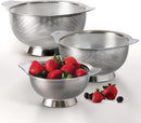Tramontina 3 Piece Colander Set, Stainless Steel