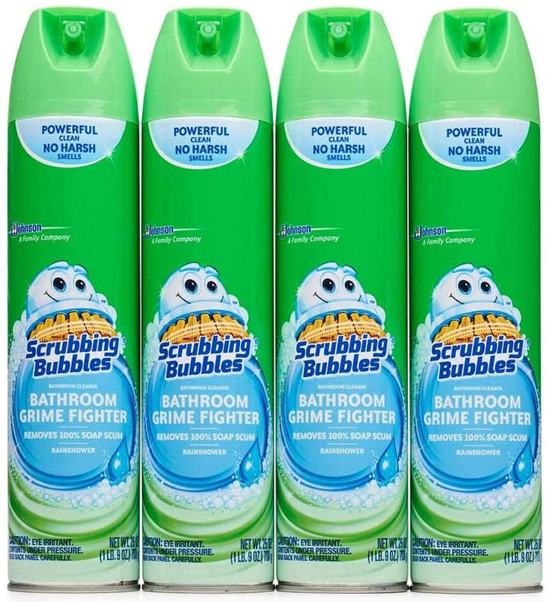 Scrubbing Bubbles Bathroom Disinfectant, Citrus, 25 fl oz, 4-count