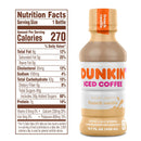 Dunkin Donuts Iced Coffee, French Vanilla, 13.7 Fluid Ounce (Pack of 12)