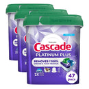 Cascade Platinum Plus Dishwasher Pods, Dishwasher Detergent, Dish Detergent Soap, Fresh, 57 Count