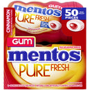 Mentos Pure White Sugar-Free Chewing Gum With Xylitol, Sweet Mint, Holiday Candy, Bulk, 50Piece Bottle (Pack Of 6)
