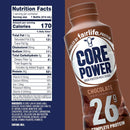 Fairlife Core Power Protein Shake, Chocolate, 26g Bottle, 14oz, 12 Pack