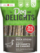 Dog Delights Chewy Duck Sticks 44oz