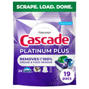 Cascade Platinum Plus Dishwasher Pods, Dishwasher Detergent, Dish Detergent Soap, Fresh, 57 Count