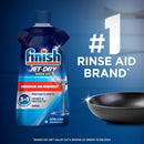 Finish Jet-Dry Dishwasher Rinse Aid, Dish Detergent Drying Agent, 32oz