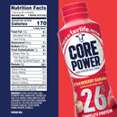 Fairlife Core Power Protein Shake, Strawberry Banana, 26g Bottle, 14oz, 12 Pack