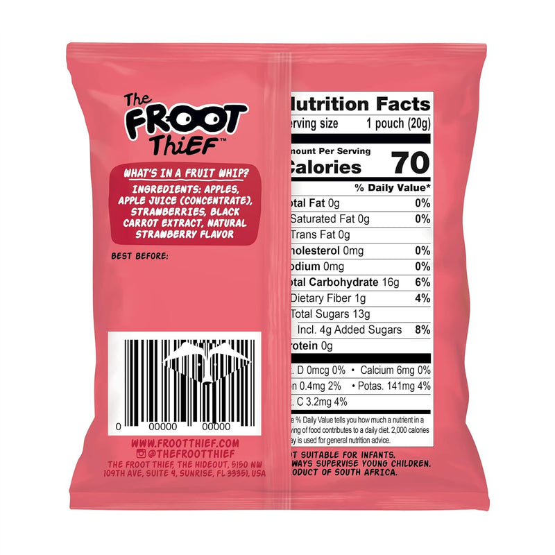 The FROOT Thief Real Fruit Whips 20Ct, 1.06 Lbs