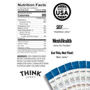 Think Jerky Original Beef Sticks, Gluten and Sugar Free, No Nitrates, Keto Paleo Friendly - 1.0 oz Sticks, 20 Pack