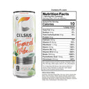 CELSIUS Sparkling Tropical Vibe, Functional Essential Energy Drink 12 Fl Oz (Pack of 12)