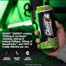 GHOST Energy Drink, Electric Limeade, 16oz Cans (12 Pack)