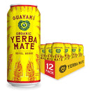 Guayaki Yerba Mate, Clean Energy Drink Alternative, Organic Revel Berry, 15.5oz (Pack of 12)