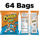 Cheetos Cheese Flavored Snacks, Puffs, 1.375 Ounce (Pack of 64)