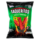 Taqueritos Rolled Tortilla Chips, Chile Toreado Flavor, 8 Ounce Bags (Pack of 20)