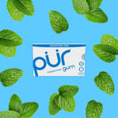 Pur Sugar Free Chewing Gum, Peppermint, 9 pieces, 12 ct