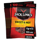 Jack Link's Meat Snacks Beef Jerky, Sweet and Hot, 1.25 Ounce (Pack of 10)
