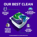 Cascade Platinum Plus Dishwasher Pods, Dishwasher Detergent, Dish Detergent Soap, Fresh, 57 Count