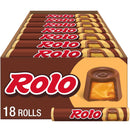ROLO Rich Chocolate Caramels Candy Rolls, 1.7 oz (18 Count)