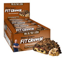 FITCRUNCH Full Size Protein Bars, 6-Layer Baked Bar, 6g of Sugar, Gluten Free & Soft Cake Core (Chocolate Chip Cookie Dough)
