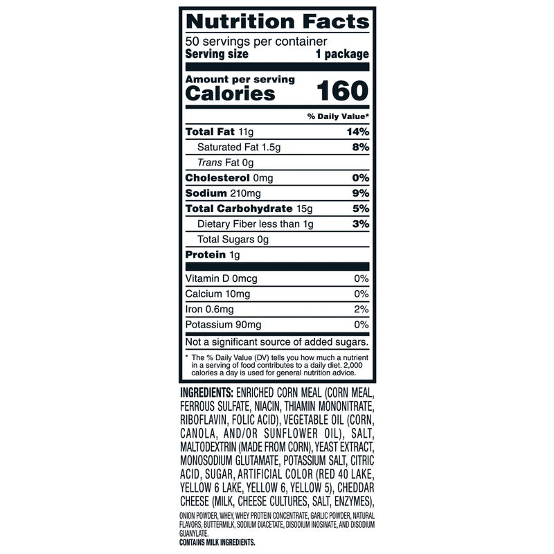 Cheetos Crunchy, Flamin Hot, 1 oz, 50-count