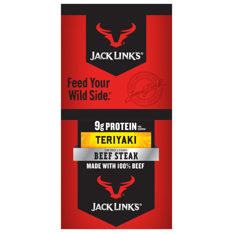 Jack Link's Beef Steaks, Teriyaki, 1 oz, 12 ct
