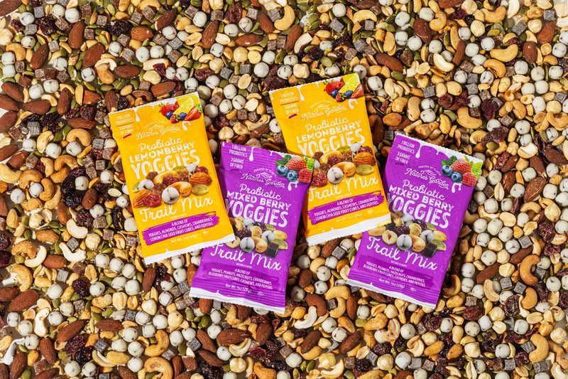 Nature's Garden Probiotic Yoggies Trail Mix Multipack, 24oz Lemon berry ,Mixed Berry