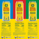 Yerba Madre Organic Yerba Mate, Energy Drink , 15.5oz Cans (Pack of 12)