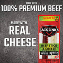 Jack Link’s Jalapeno Beef & Cheese Combo, Spicy ,Made with 100% Beef and Real Wisconsin Cheese, 8g protein, 1.2 Ounce (Pack of 16)