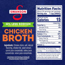 Swanson Lower Sodium Chicken Broth, 32 oz Carton (6 Pack)