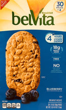 belVita Blueberry Breakfast Biscuits, 30 Total Packs, 5 Count(Pack of 6)