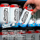 GHOST Energy Drink 12-Pack, 'Merica Pop, 16oz -  200mg of Natural Caffeine, L-Carnitine & Taurine