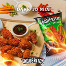Taqueritos Rolled Tortilla Chips, Chile Toreado Flavor, 8 Ounce Bags (Pack of 20)