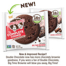 Lenny & Larry's, Big Time Brownie, Chewy Soft Baked, 16g Plant Protein, Vegan, Non-GMO, High Fiber, 4 Ounce Cookie (Pack of 12)