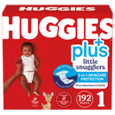 Huggies Little Snugglers Plus Diapers Size 1, 192 Count
