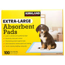 Kirkland Signature Extra-Large Absorbent Pads, 100 Large Pads, 30x23